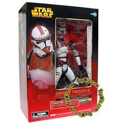 Star Wars ArtFX Snap Fit Red Shock Clone Trooper Exclusive Vinyl Statue [Episode III]