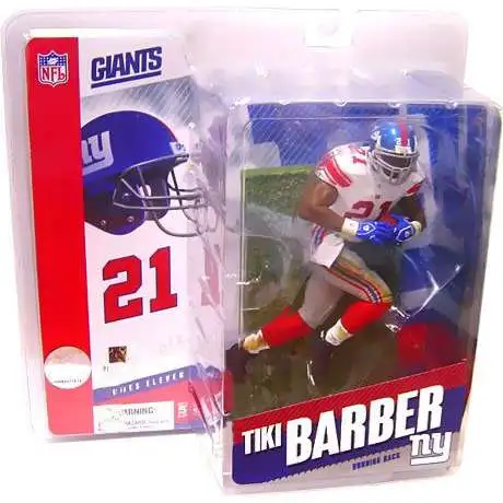 McFarlane Toys NFL New York Giants Sports Picks Football Series 11 Tiki Barber Action Figure [Red Socks Variant]