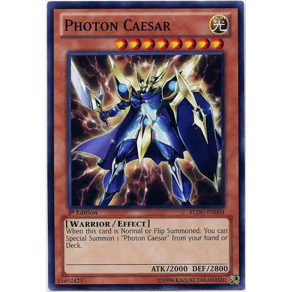 YuGiOh Trading Card Game Return of the Duelist Common Photon Caesar REDU-EN004