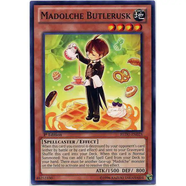 YuGiOh Trading Card Game Return of the Duelist Common Madolche Butlerusk REDU-EN025