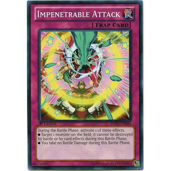 YuGiOh Trading Card Game Return of the Duelist Common Impenetrable Attack REDU-EN066