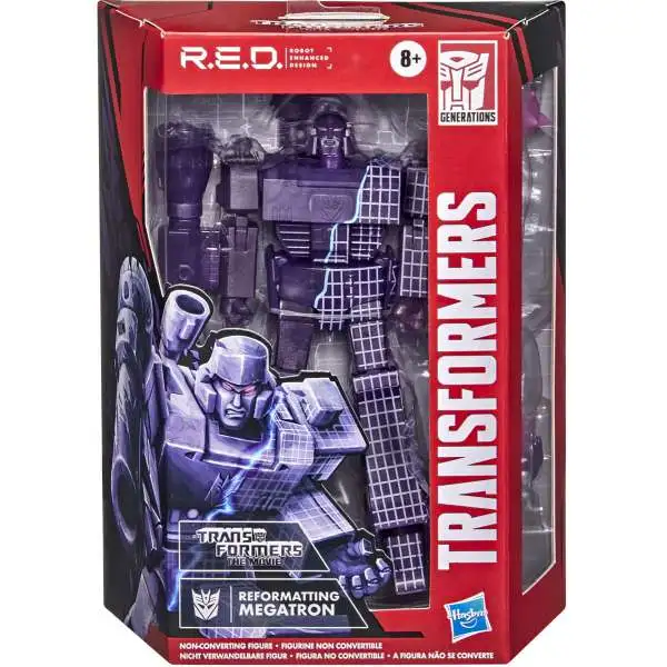 Transformers RED [Robot Enhanced Design] Reformatting Megatron Action Figure