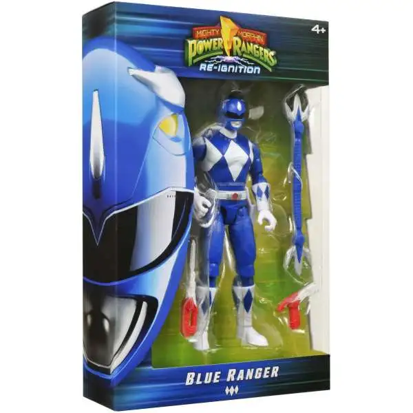 Power Rangers Mighty Morphin Re-Ignition Blue Ranger Mask Playmates ...