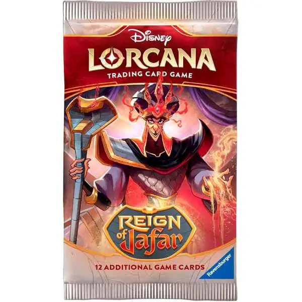 Disney Lorcana Trading Card Game Reign of Jafar Booster Pack [12 Cards]