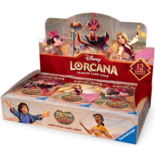 Disney Lorcana Trading Card Game Reign of Jafar Booster Box [24 Packs]