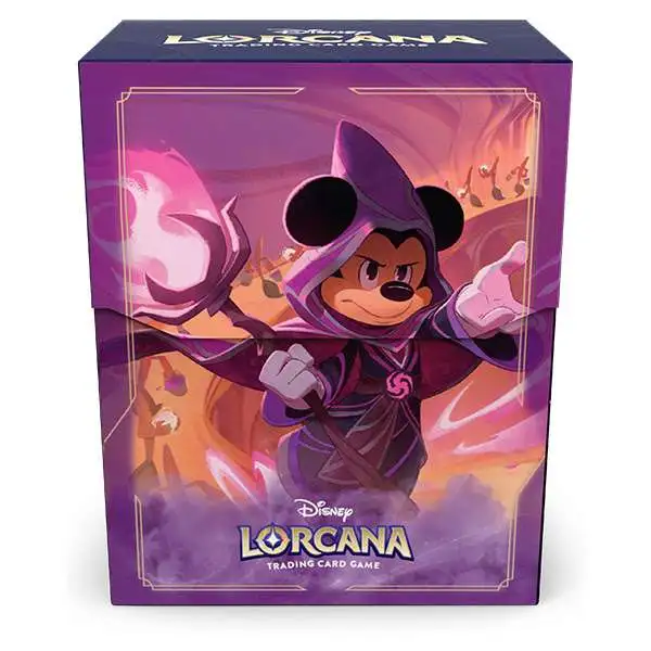 Disney Lorcana Trading Card Game Reign of Jafar Mickey Mouse, Wayward Sorcerer Deck Box
