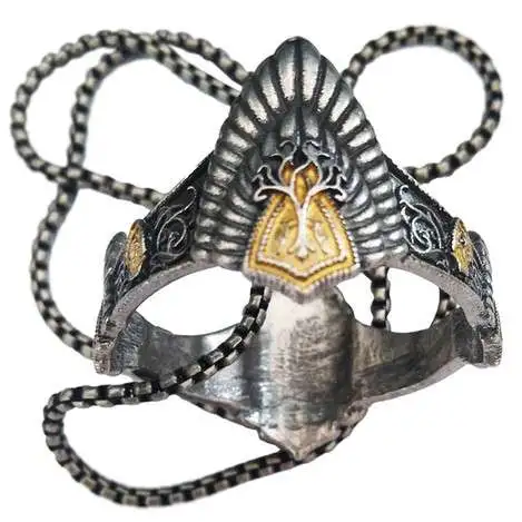 Lord of the Rings Crown of Elessar Metal Replica Necklace (Pre-Order ships January)