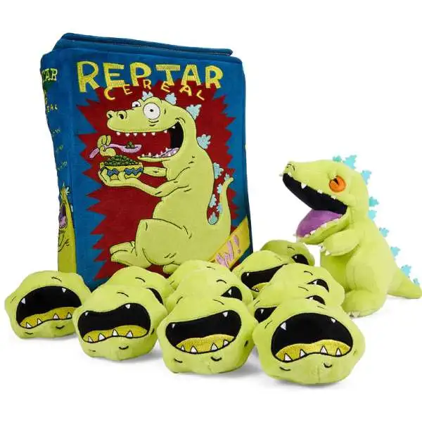 NickToons Rugrats Reptar Cereal Box 10-Inch Interactive Plush