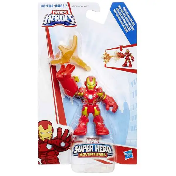 Marvel Playskool Heroes Super Hero Adventures Repulsor Ray Iron Man Action Figure