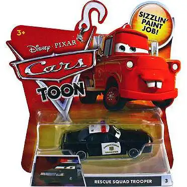 Disney / Pixar Cars Cars Toon Main Series Rescue Squad Trooper Diecast Car #3