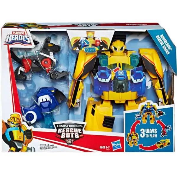 Hasbro Transformers Playskool Rescue Bots Bumblebee's Garage playset HTF 