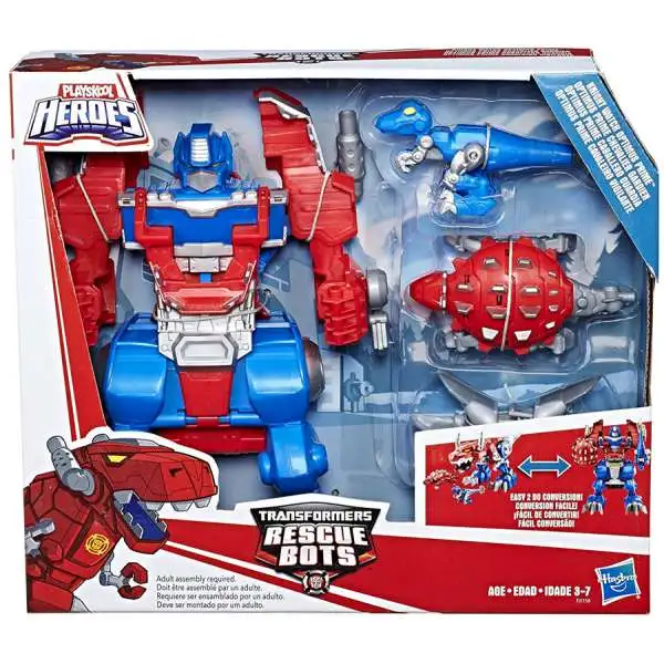 Transformers Playskool Heroes Rescue Bots Knight Watch Optimus Prime Action Figure