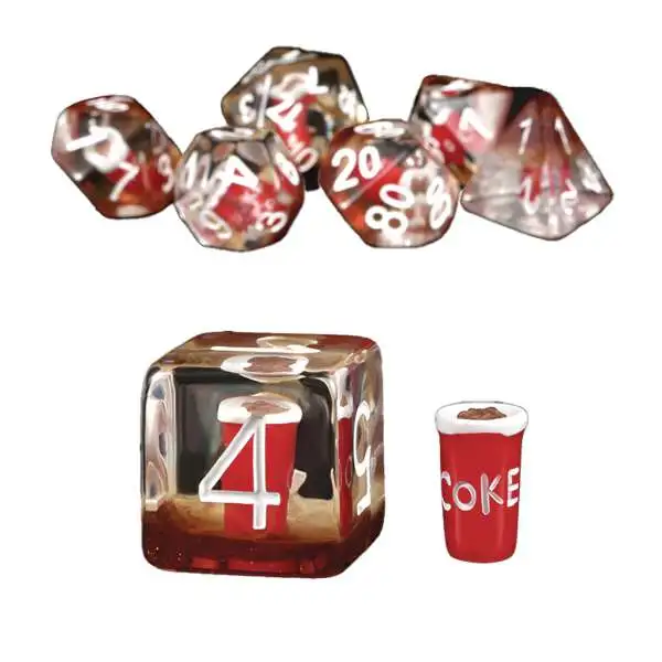 Dungeons & Dragons Cola 7 Piece Resin Dice Set (Pre-Order ships February)