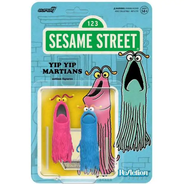 ReAction Sesame Street Wave 4 Yip Yip Martians Action Figure