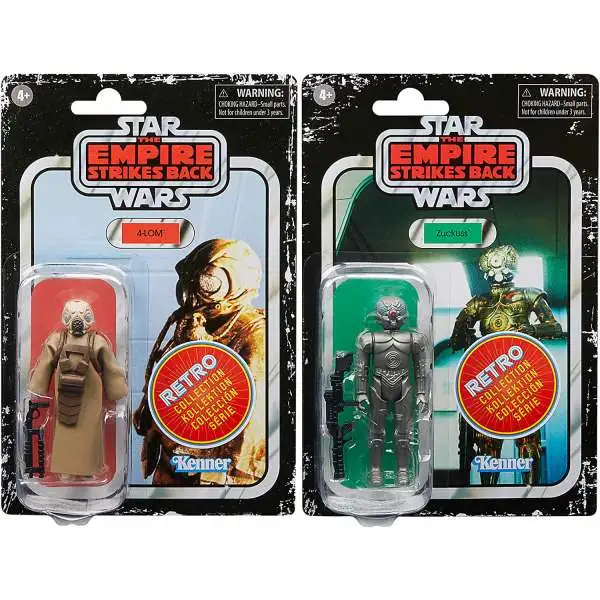 Star Wars The Empire Strikes Back Retro Collection 4-LOM & Zuckuss Exclusive Action Figure 2-Pack