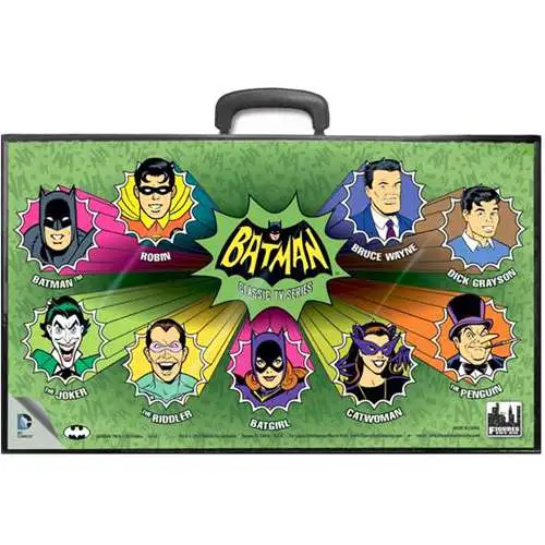 DC Batman Cartoon Heads Action Figure Case [Classic TV Series (1966)]