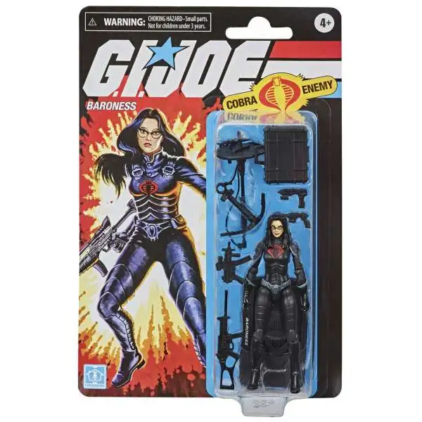 GI Joe Retro Collection Baroness Exclusive Action Figure [Cobra Enemy]