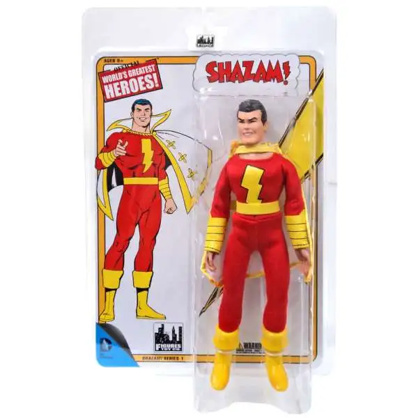 DC World's Greatest Heroes! Shazam! Series 1 Shazam! Retro Action Figure