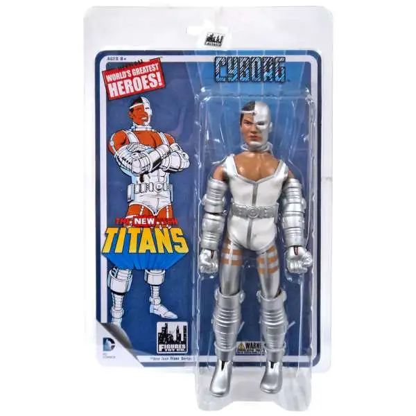 DC World's Greatest Heroes! The NEW Teen Titans Cyborg Retro Action Figure