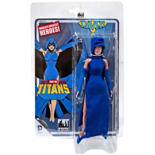 DC World's Greatest Heroes! The NEW Teen Titans Raven Retro Action Figure