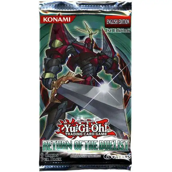 YuGiOh Return of the Duelist Booster Pack [9 Cards]