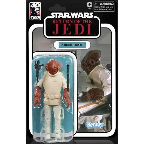 Star Wars Return of the Jedi Black Series Admiral Ackbar Action Figure [40th Anniversary] (Pre-Order ships February)