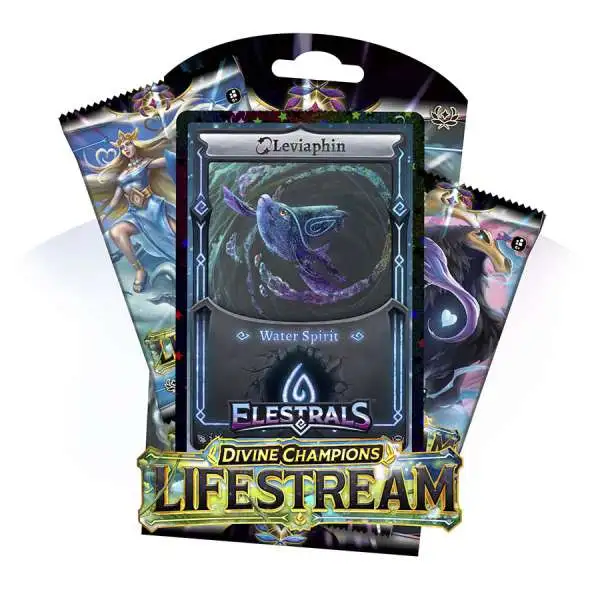 Elestrals TCG Lifestream Reverse Stellar Leviaphin BLISTER Pack [2 Packs]