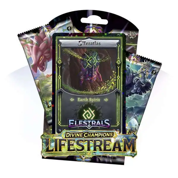 Elestrals TCG Lifestream Reverse Stellar Teratlas BLISTER Pack [2 Packs]