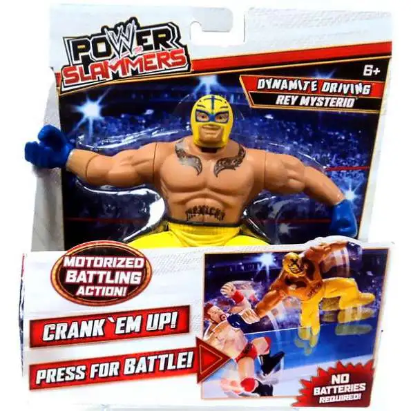 WWE Wrestling Power Slammers Dynamite Driving Rey Mysterio Action Figure