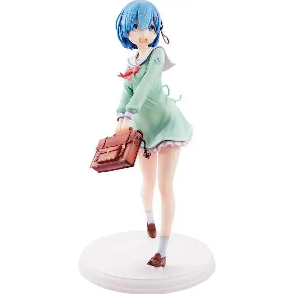 Re: Zero Starting Life in a Different World Rem Collectible PVC Statue [High School Uniform Ver.]