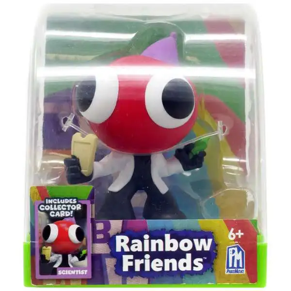 Rainbow Friends Scientist 2.5-Inch Figure & Collector Card [with Hat]