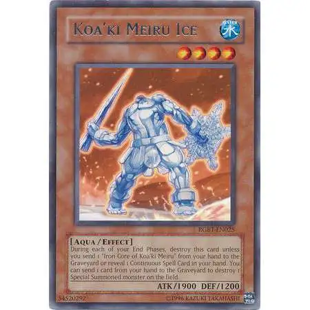 YuGiOh YuGiOh 5D's Raging Battle Rare Koa'ki Meiru Ice RGBT-EN025
