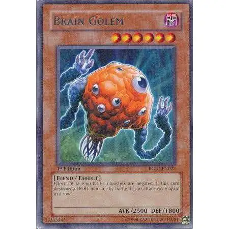YuGiOh YuGiOh 5D's Raging Battle Rare Brain Golem RGBT-EN027