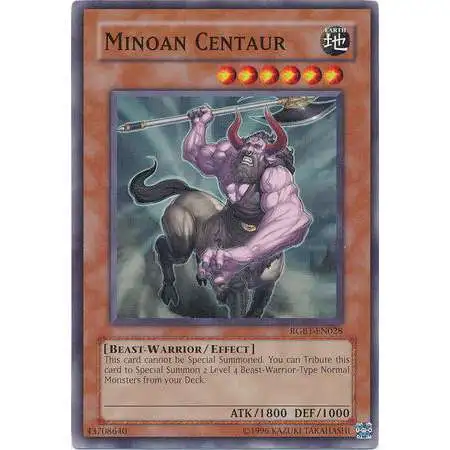 YuGiOh YuGiOh 5D's Raging Battle Common Minoan Centaur RGBT-EN028