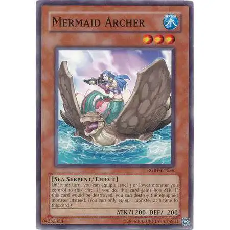 YuGiOh YuGiOh 5D's Raging Battle Common Mermaid Archer RGBT-EN036