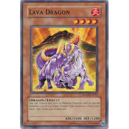YuGiOh YuGiOh 5D's Raging Battle Common Lava Dragon RGBT-EN037