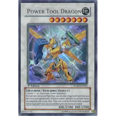 YuGiOh YuGiOh 5D's Raging Battle Ultra Rare Power Tool Dragon RGBT-EN042