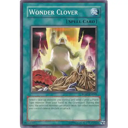 YuGiOh YuGiOh 5D's Raging Battle Common Wonder Clover RGBT-EN049