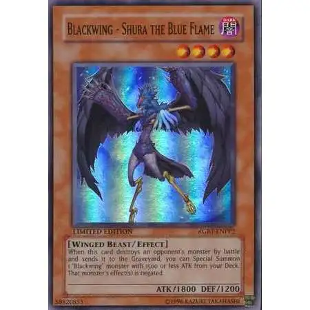 YuGiOh YuGiOh 5D's 2009 Collector Tin Super Rare Blackwing - Shura the Blue Flame RGBT-ENPP2