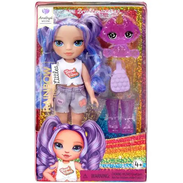 Rainbow High Littles Amethyst Willow Doll [Damaged Package]