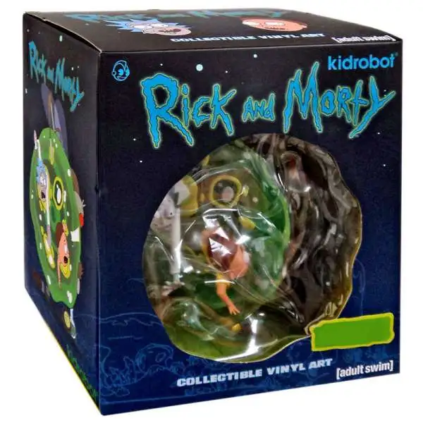Collectible Vinyl Art Rick & Morty Exclusive 7-Inch Medium Vinyl Figure [Flocked / Metallic Gromflamite]