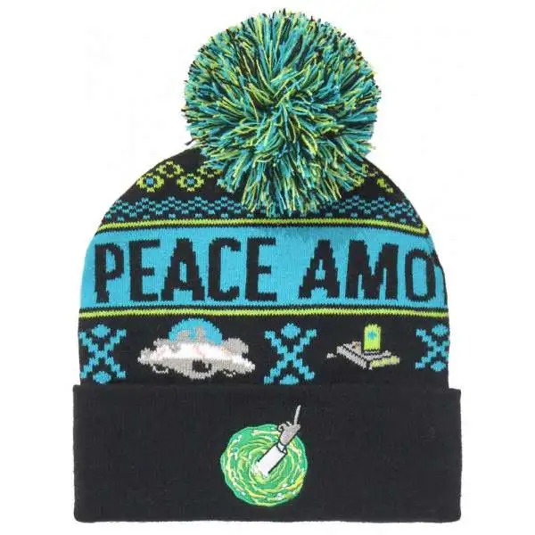 Rick & Morty Peace Among Worlds Beanie Hat