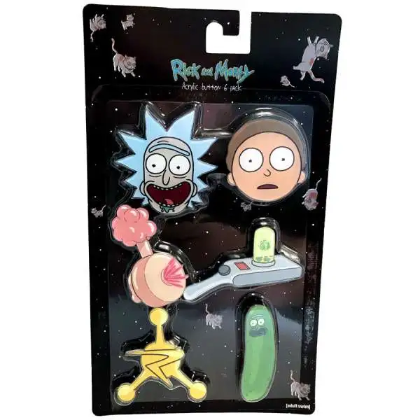 Rick & Morty Acrylic Exclusive Pin Set