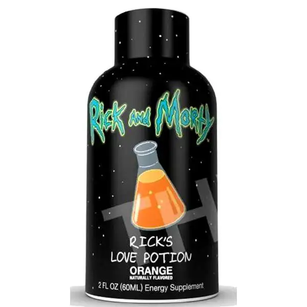 Rick & Morty Rick's Love Potion Exclusive Energy Shot [Orange]