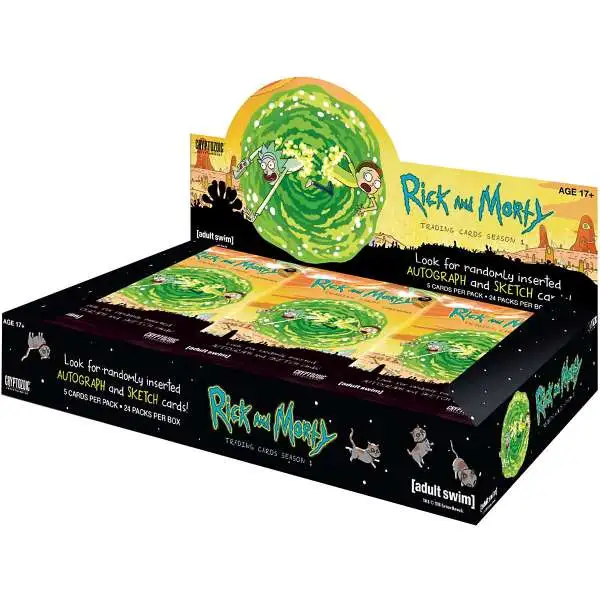 Rick & Morty Season 1 Trading Card Box [24 Packs]
