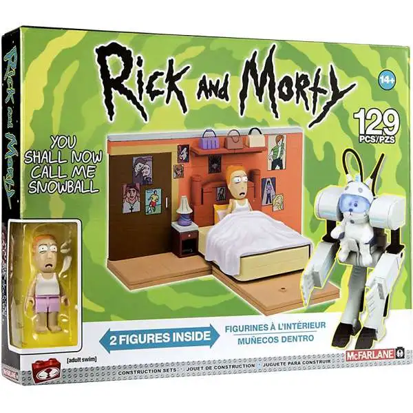 McFarlane Toys Rick & Morty You Shall Now Call Me Snowball Medium Construction Set