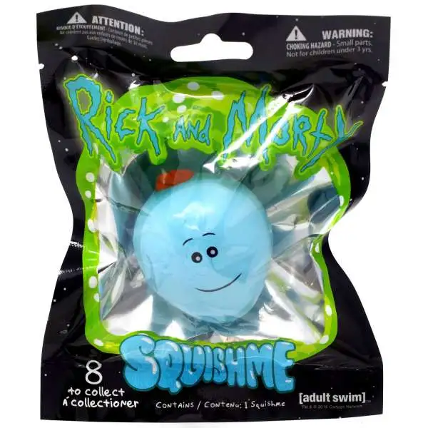 Rick & Morty Squishme Mr. Meeseeks Squeeze Toy