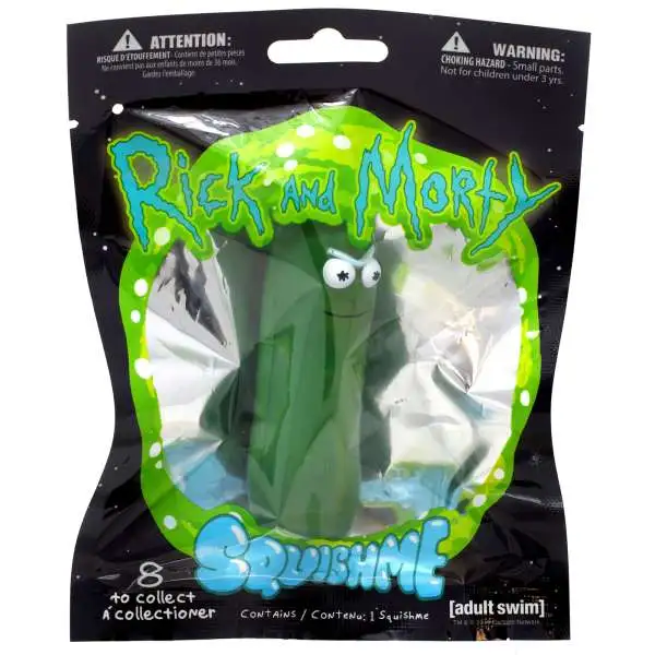 Rick & Morty Squishme Pickle Rick Squeeze Toy