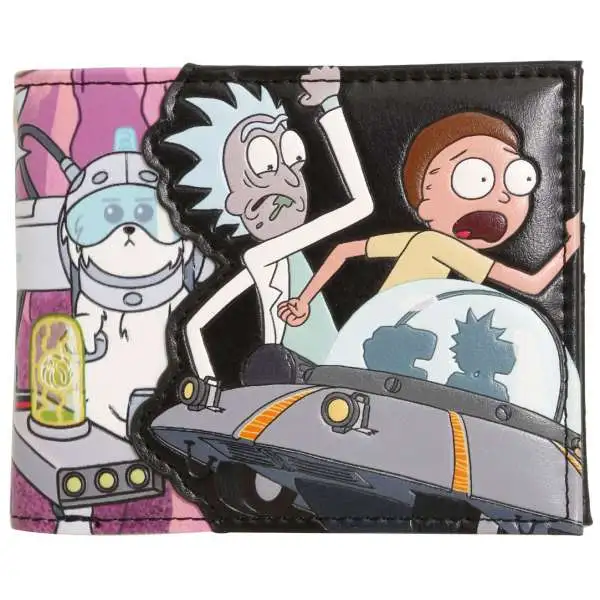 Rick & Morty Characters Bi-Fold Wallet Exclusive Apparel