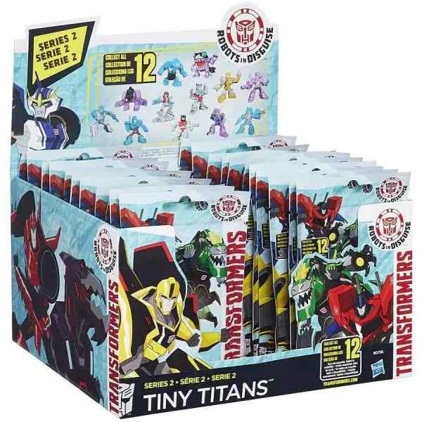 Transformers Robots in Disguise Tiny Titans Series 2 Mystery Box [24 Packs]